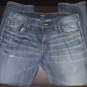 Men’s Silver Brand Jeans